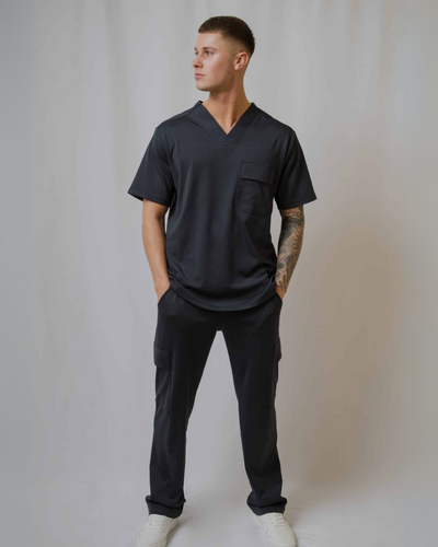 Midnight Blue Rio Ultimate Comfort Fleece-Lined Scrub Trouser