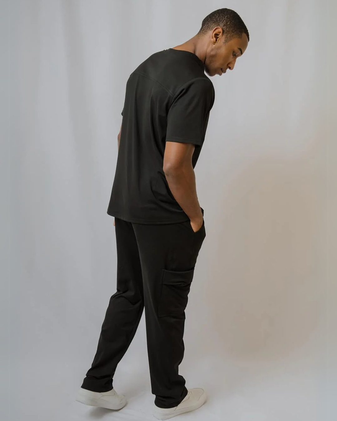 Black Rio Ultimate Comfort Fleece-Lined Scrub Trouser