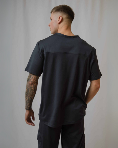 Midnight Blue Rio Ultimate Comfort Fleece-Lined Scrub Top