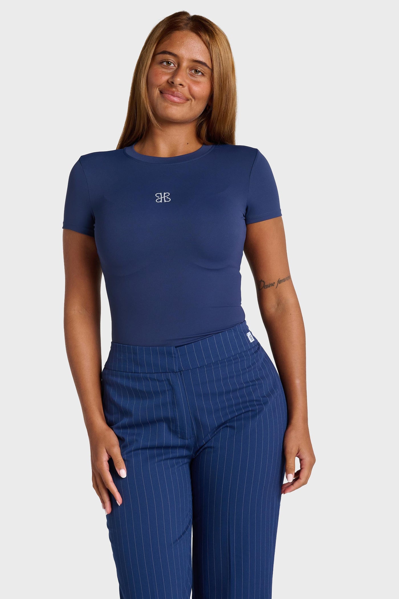 PRE ORDER - Blue Short Sleeve Base Top