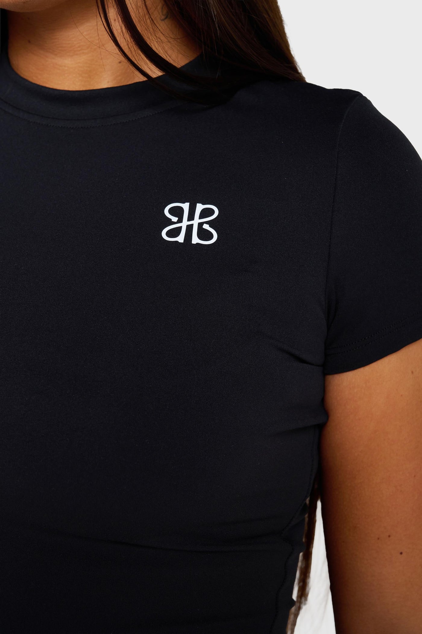 PRE ORDER - Black Short Sleeve Base Top