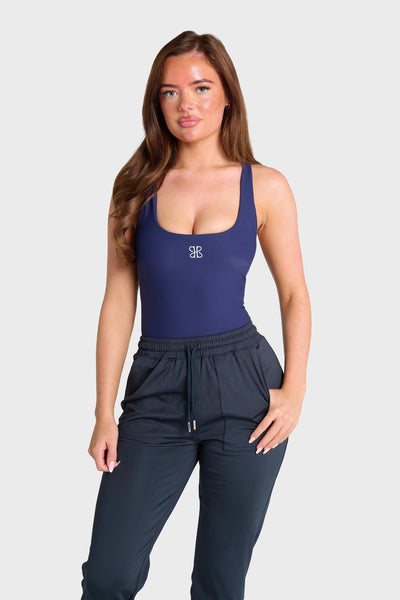 PRE ORDER - Blue Base Vest with Built-In Bra