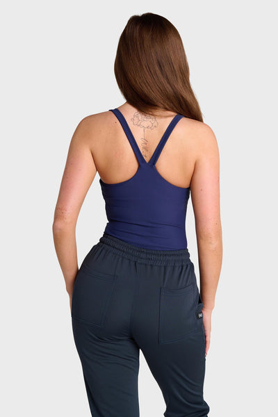 PRE ORDER - Blue Base Vest with Built-In Bra