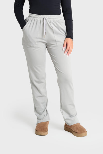 Grey Natasha Ultimate Comfort Fleece-Lined Scrub Trouser