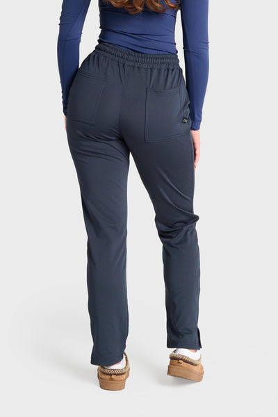 Blue Natasha Ultimate Comfort Fleece-Lined Scrub Trouser