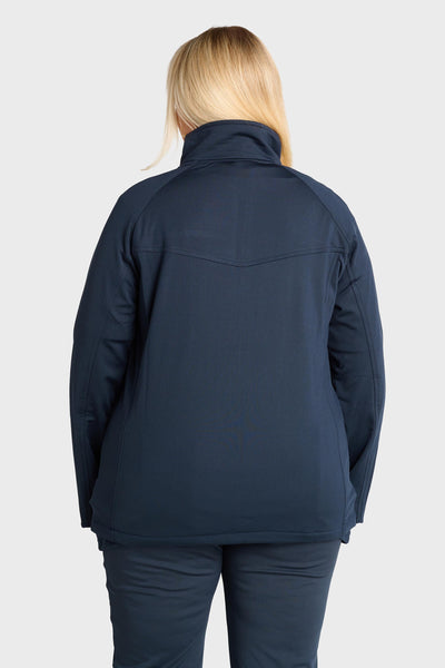Midnight Blue Ultimate Comfort Fleece-Lined Scrub Jacket
