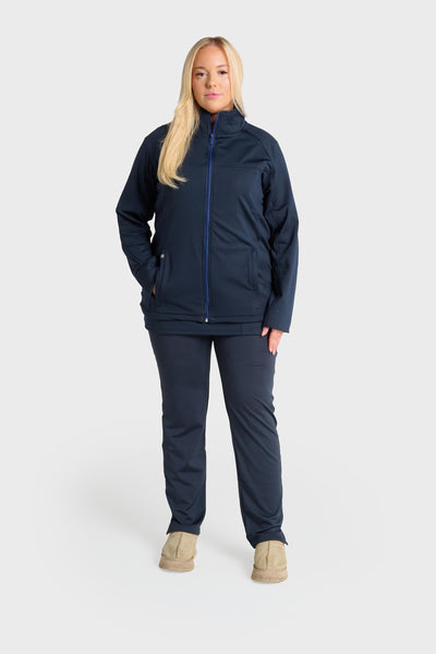 Blue Natasha Ultimate Comfort Fleece-Lined Scrub Trouser