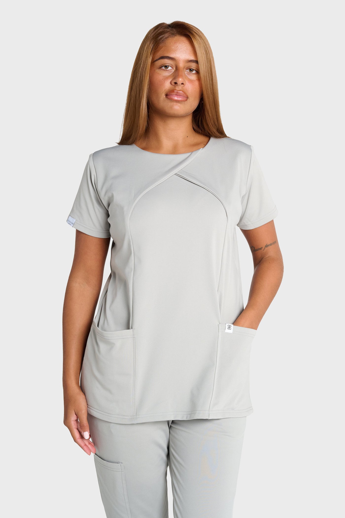 Paloma Ultimate Comfort Fleece-Lined Scrub Top