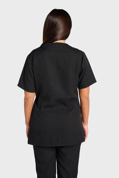 Black Natasha Scrub Top