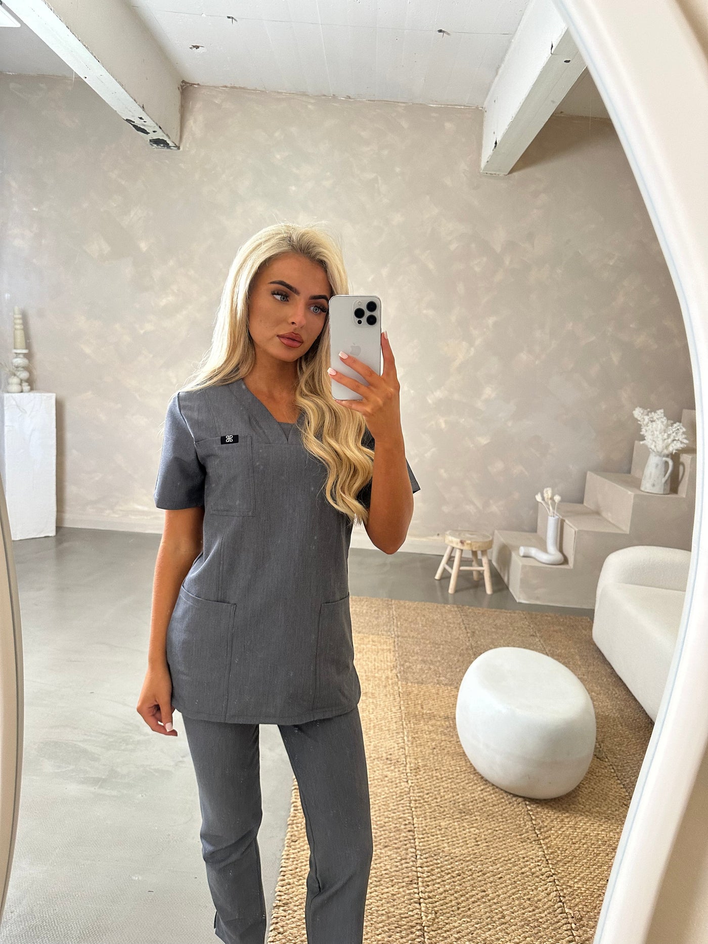 Graphite Natasha Scrub Trouser