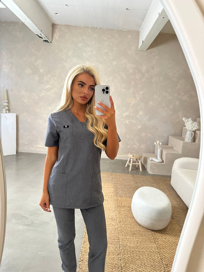 Graphite Natasha Scrub Trouser