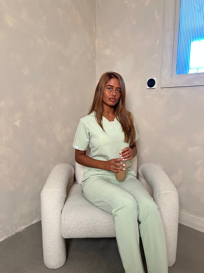 Pistachio Natasha Scrub Trouser
